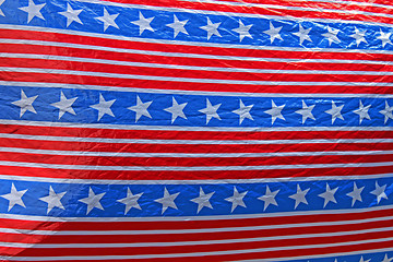 Image showing stars and stripes fabric