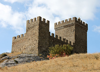 Image showing fortress in Sudak