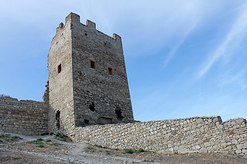 Image showing tower of old fortress