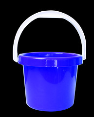 Image showing blue bucket