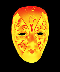 Image showing golden mask