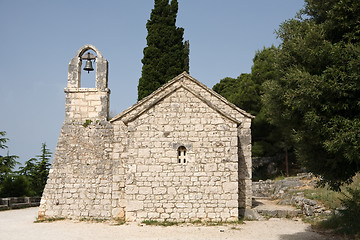 Image showing old Croatian church