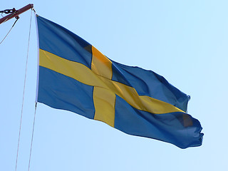 Image showing Swedish flag