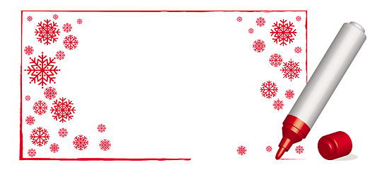 Image showing Xmas card