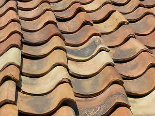 Image showing Old roof