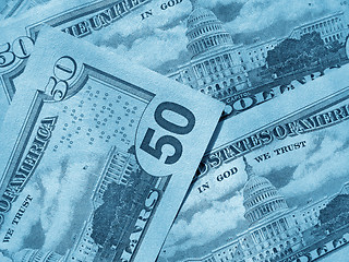 Image showing american dollars background