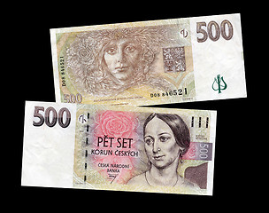 Image showing czech money