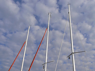 Image showing Masts