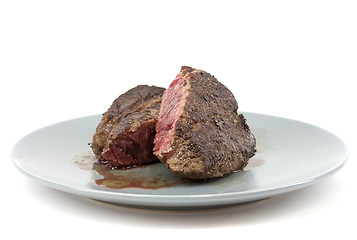 Image showing Rare steak
