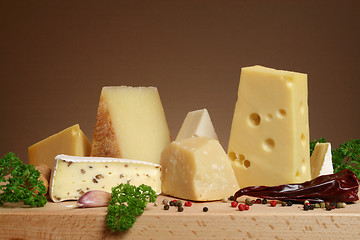 Image showing Cheese serving