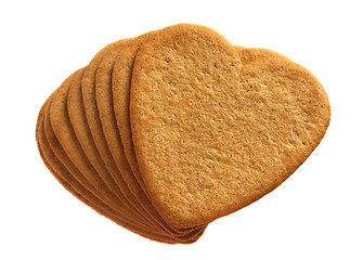 Image showing 	Gingerbread hearts