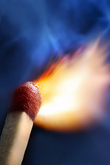 Image showing Burning Match