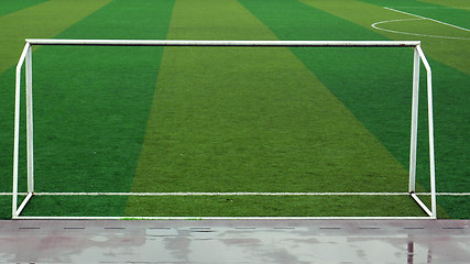 Image showing Soccer goal gate