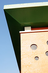 Image showing Top of modern buildings