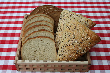 Image showing Breadbasket with bread