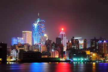 Image showing Night scenes of Macau