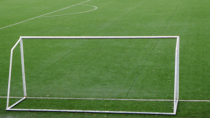 Image showing Soccer goal gate