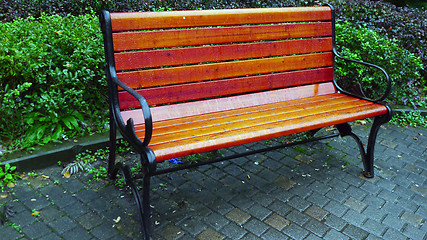 Image showing Chair in park