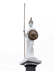 Image showing statue of woman-warrior