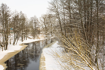 Image showing winter river