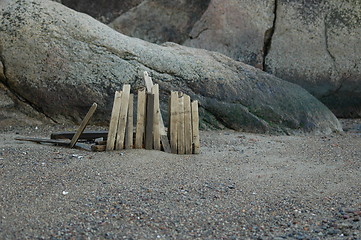 Image showing broken lobster pot