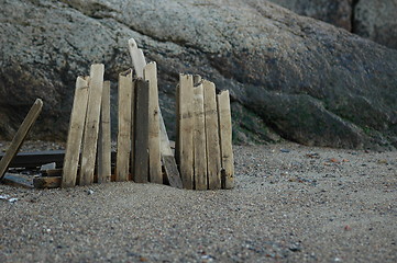 Image showing broken lobster pot