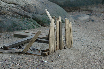 Image showing broken lobster pot