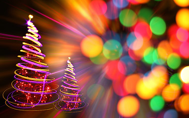 Image showing xmas tree