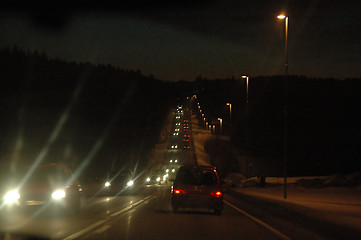 Image showing Night driving