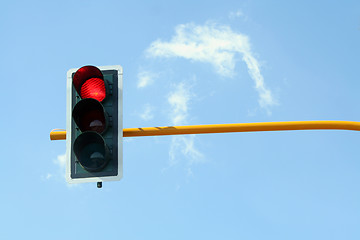 Image showing Red Traffic light