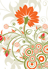 Image showing Floral background