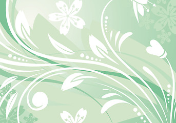 Image showing Floral background