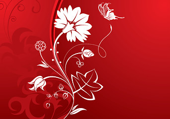 Image showing Floral background