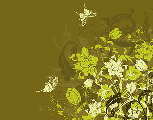 Image showing Floral background