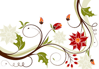 Image showing Floral background