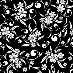 Image showing Floral seamless background