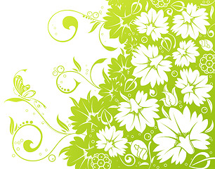 Image showing Floral background