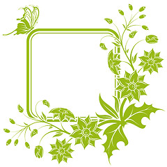 Image showing Flower frame