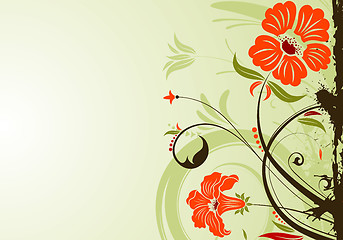 Image showing Floral background