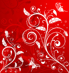 Image showing Floral background