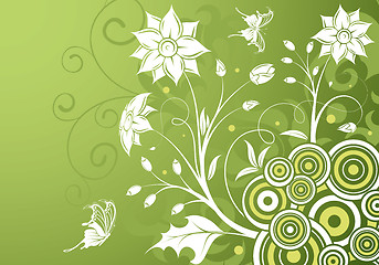 Image showing Flower background