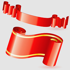 Image showing Scroll Ribbon