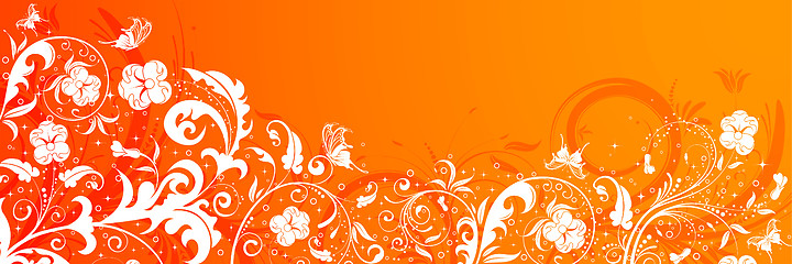 Image showing Floral background