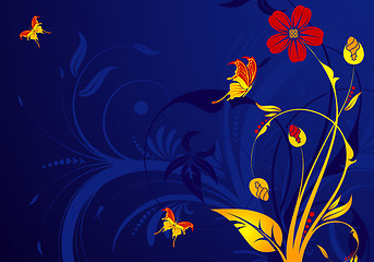 Image showing Floral background