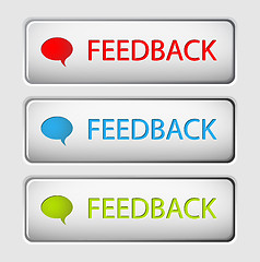 Image showing Vector Feedback buttons