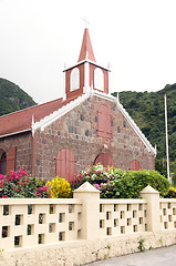 Image showing Wesleyan Holiness Church Saba Dutch Netherlands  Antilles