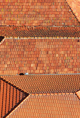 Image showing Portugal. Porto city. Old historical part of Porto. Roofs 