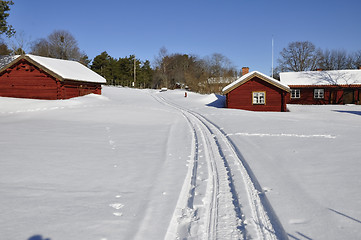 Image showing Red cottage