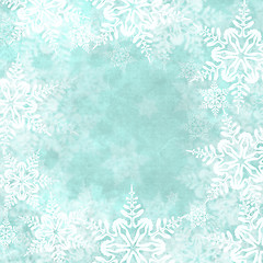 Image showing Snowflake Background