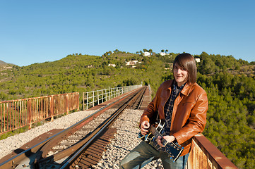 Image showing Guitarist